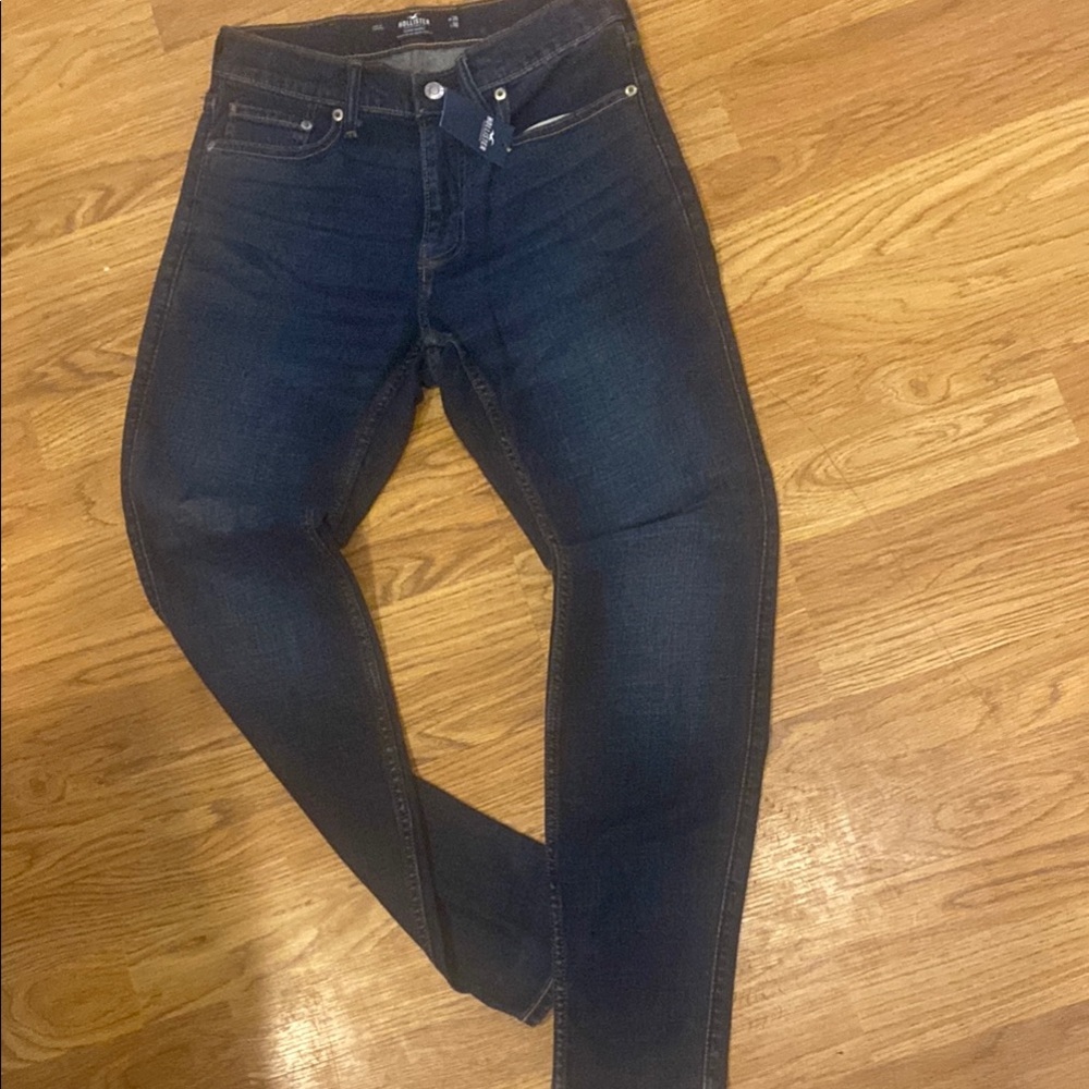 Hollister Blue Skinny Jeans with Streamlined Fit